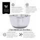 Bowl 17cm 1,4 Litros Em Aço Inox E Silicone Mimo Style